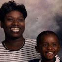 A younger Davion and his mom